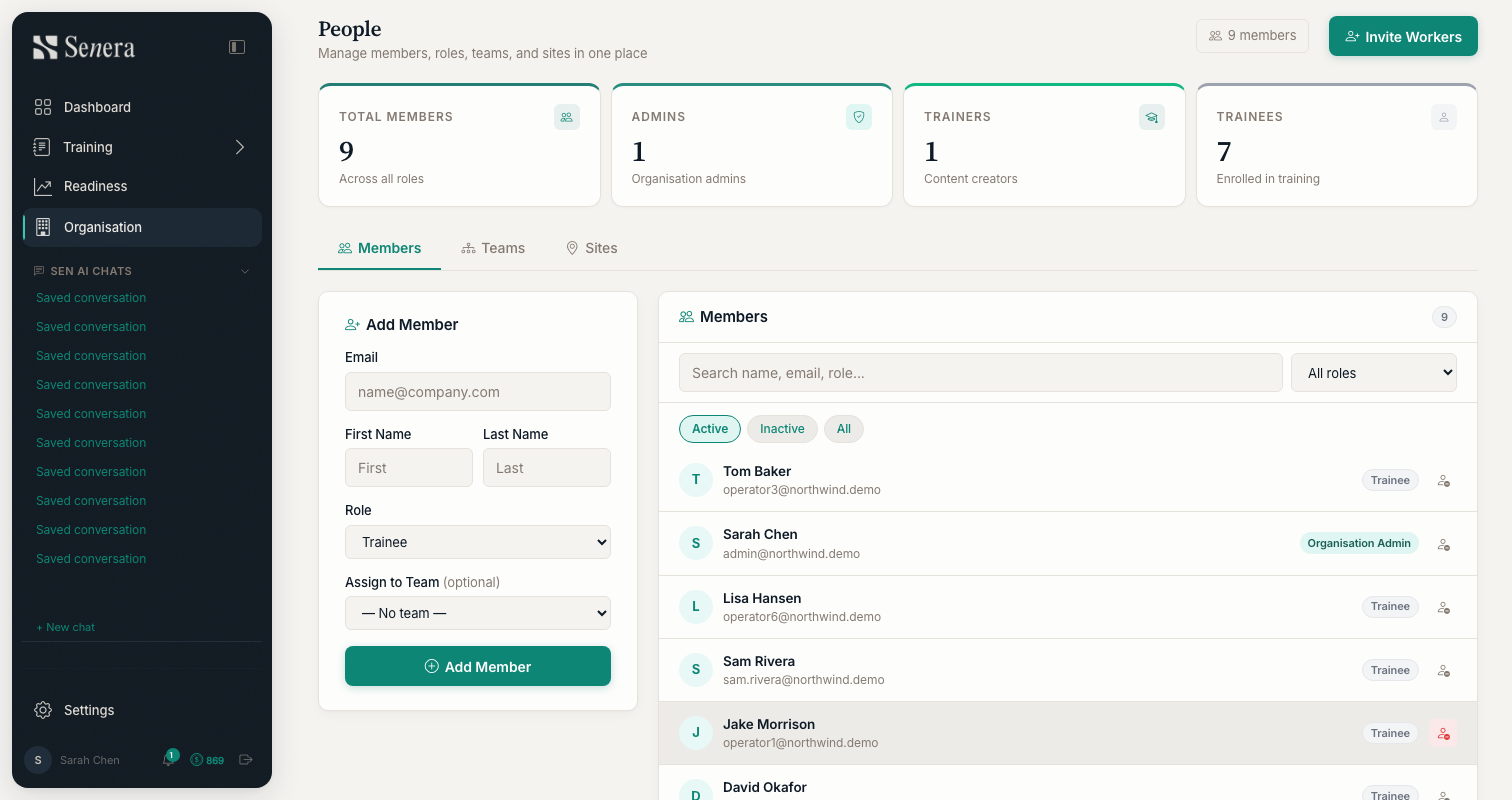 Add members and assign roles